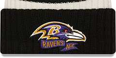 Ravens 2022 NFL SIDELINE Knit Beanie Hat by New Era - 2nd View