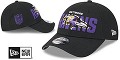 Ravens 2023 NFL DRAFT 940 SNAPBACK Black Hat by New Era - 2nd View