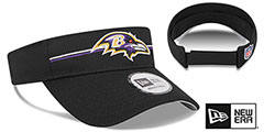 Ravens 2023 NFL TRAINING CAMP VISOR Black by New Era - 2nd View