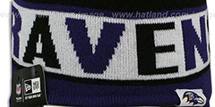 Ravens CRAYON BOX Knit Beanie Hat by New Era - 2nd View