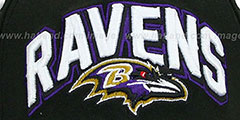 Ravens FG DRAFT FLEX Black Hat by New Era - 2nd View