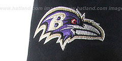 Ravens KIRBY BUCKET Black Hat by Twins 47 Brand - 2nd View