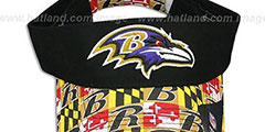 Ravens MARYLAND FLAG VISOR Black-Flag by New Era - 2nd View