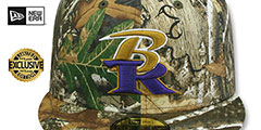 Ravens NFL LIGATURE Realtree Camo Fitted Hat by New Era - 2nd View