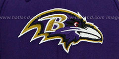 Ravens TD CLASSIC FLEX Purple-Black Hat by New Era - 2nd View