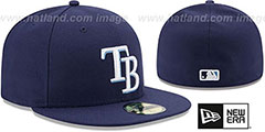 Rays AC-ONFIELD GAME Hat by New Era - 2nd View