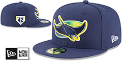 Rays 2023 JACKIE ROBINSON ALT Hat by New Era - 2nd View