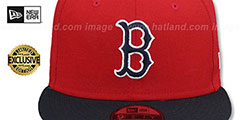 Red Sox 1975-78 COOPERSTOWN REPLICA SNAPBACK Hat by New Era - 2nd View