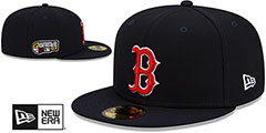 Red Sox 2007 WORLD SERIES SIDE-PATCH UP Fitted Hat by New Era - 2nd View