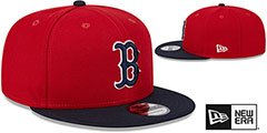 Red Sox 2024 BATTING PRACTICE 950 SNAPBACK Hat by New Era - 2nd View