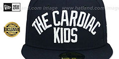 Red Sox CARDIAC KIDS Navy Fitted Hat by New Era - 2nd View