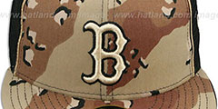 Red Sox DESERT STORM MESH-BACK Fitted Hat by New Era - 2nd View