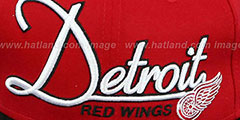 Red Wings 2T CHARZ SNAPBACK Red-Black Hat by New Era - 2nd View