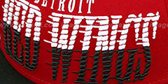 Red Wings SAILTIP SNAPBACK Red-Black Hat by New Era - 2nd View