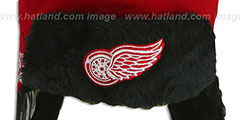 Red Wings SNOWFLAKE TRAPPER Red-Black Knit Hat by New Era - 2nd View