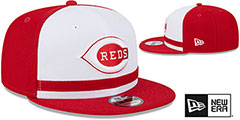 Reds 2024 BATTING PRACTICE 950 SNAPBACK Hat by New Era - 2nd View