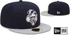 Renegades MILB MARVEL DEFENDERS Navy-Grey Fitted Hat by New Era - 2nd View