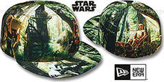 Return of the Jedi ALL-OVER BATTLE Fitted Hat by New Era - 2nd View