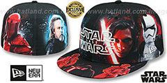 The Last Jedi ALL-OVER GOOD VS EVIL Fitted Hat by New Era - 2nd View