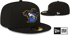 River Bandits MILB ONFIELD HOME-2 Black Fitted Hat by New Era - 2nd View