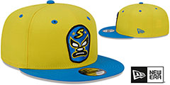 River Cats COPA SNAPBACK Yellow-Blue Hat by New Era - 2nd View