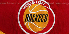 Rockets XL-LOGO BEANIE Red by Mitchell and Ness - 2nd View