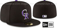 Rockies AC-ONFIELD GAME Hat by New Era - 2nd View