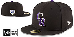 Rockies 2023 JACKIE ROBINSON GAME Hat by New Era - 2nd View