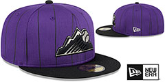 Rockies 2024 BATTING PRACTICE Fitted Hat by New Era - 2nd View