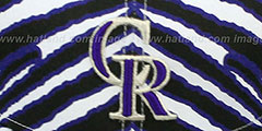 Rockies ALL-OVER ZUBAZ Fitted Hat by New Era - 2nd View