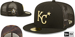 Royals 2022 MLB ALL-STAR GAME Black Fitted Hat by New Era - 2nd View