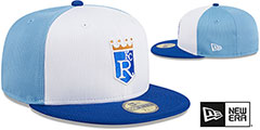 Royals 2024-25 BATTING PRACTICE Fitted Hat by New Era - 2nd View