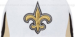 Saints 2013 NFL TRAINING FLEX White Hat by New Era - 2nd View