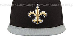 Saints 2014 NFL DRAFT Black Fitted Hat by New Era - 2nd View