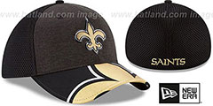 Saints 2017 NFL ONSTAGE FLEX Hat by New Era - 2nd View