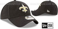 Saints CORE-CLASSIC STRAPBACK Black Hat by New Era - 2nd View