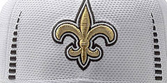 Saints NFL TRAINING FLEX White Hat by New Era - 2nd View