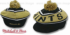 Saints RERUN KNIT BEANIE by Mitchell and Ness - 2nd View