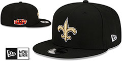 Saints SUPER BOWL XLIV SIDE-PATCH SNAPBACK Hat by New Era - 2nd View