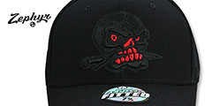 San Christobal DHS X-LINE Black-Red Fitted Hat by Zephyr - 2nd View