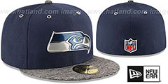 Seahawks 2016 NFL DRAFT Fitted Hat by New Era - 2nd View