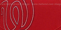 Senators HEADSTRONG Red Fitted Hat by American Needle - 2nd View