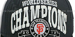 SF Giants 2012 WORLD SERIES CHAMPS Hat by New Era - 2nd View