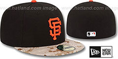 SF Giants 2015 STARS N STRIPES Fitted Hat by New Era - 2nd View