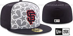 SF Giants 2016 JULY 4TH STARS N STRIPES Fitted Hat by New Era - 2nd View