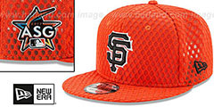 SF Giants 2017 MLB HOME RUN DERBY SNAPBACK Orange Hat by New Era - 2nd View