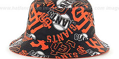 SF Giants BRAVADO BUCKET Hat by Twins 47 Brand - 2nd View