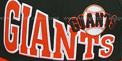 SF Giants STOKED SNAPBACK Black-Orange Hat by New Era - 2nd View