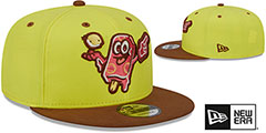 Sky Carp COPA SNAPBACK Yellow-Brown Hat by New Era - 2nd View