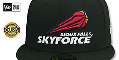 Skyforce NBA G-LEAGUE Black Fitted Hat by New Era - 2nd View